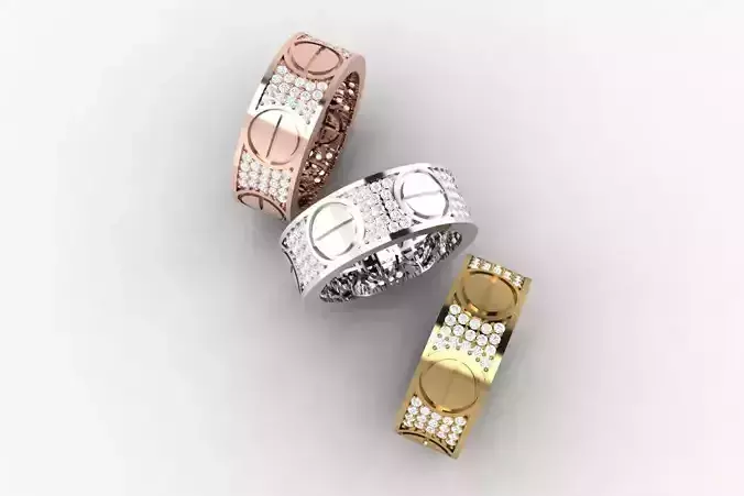 Solitaire Wedding Engagement Women Ring 3D print model