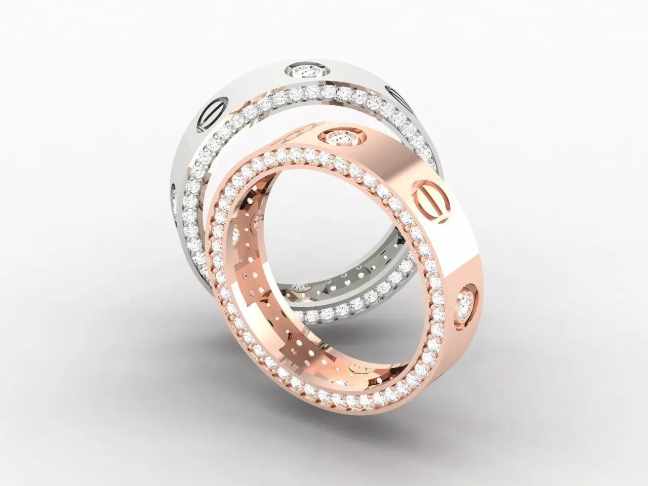 Solitaire Wedding Engagement Women Ring 3D print model 3D print model
