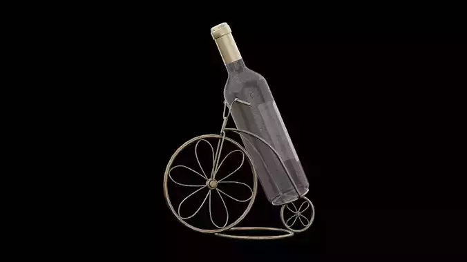 Wine Holder Low-poly 3D model