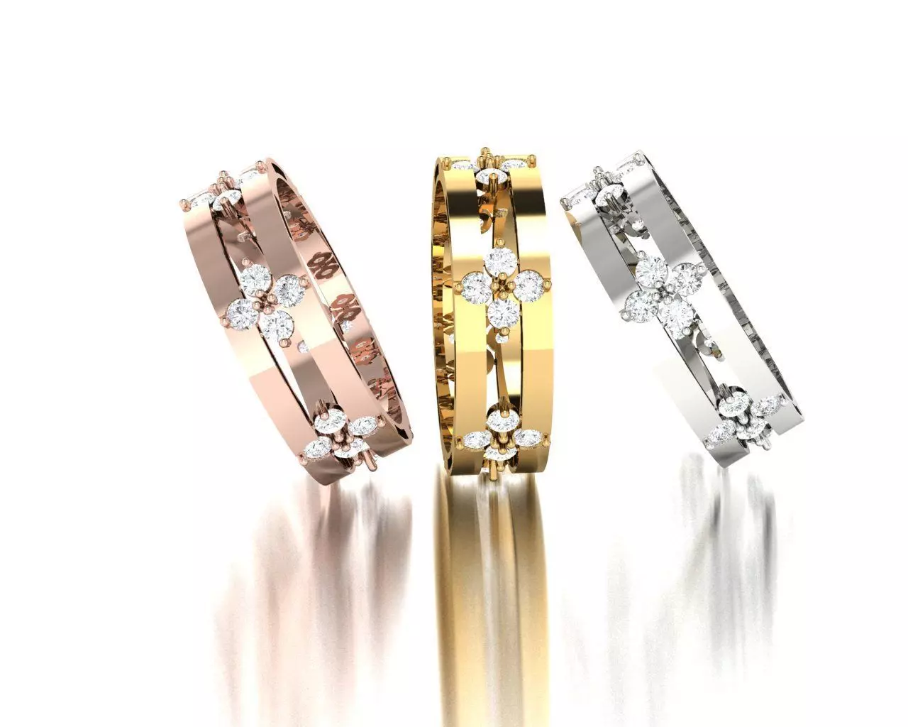 Solitaire Wedding Engagement Women Ring 3D print model 3D print model