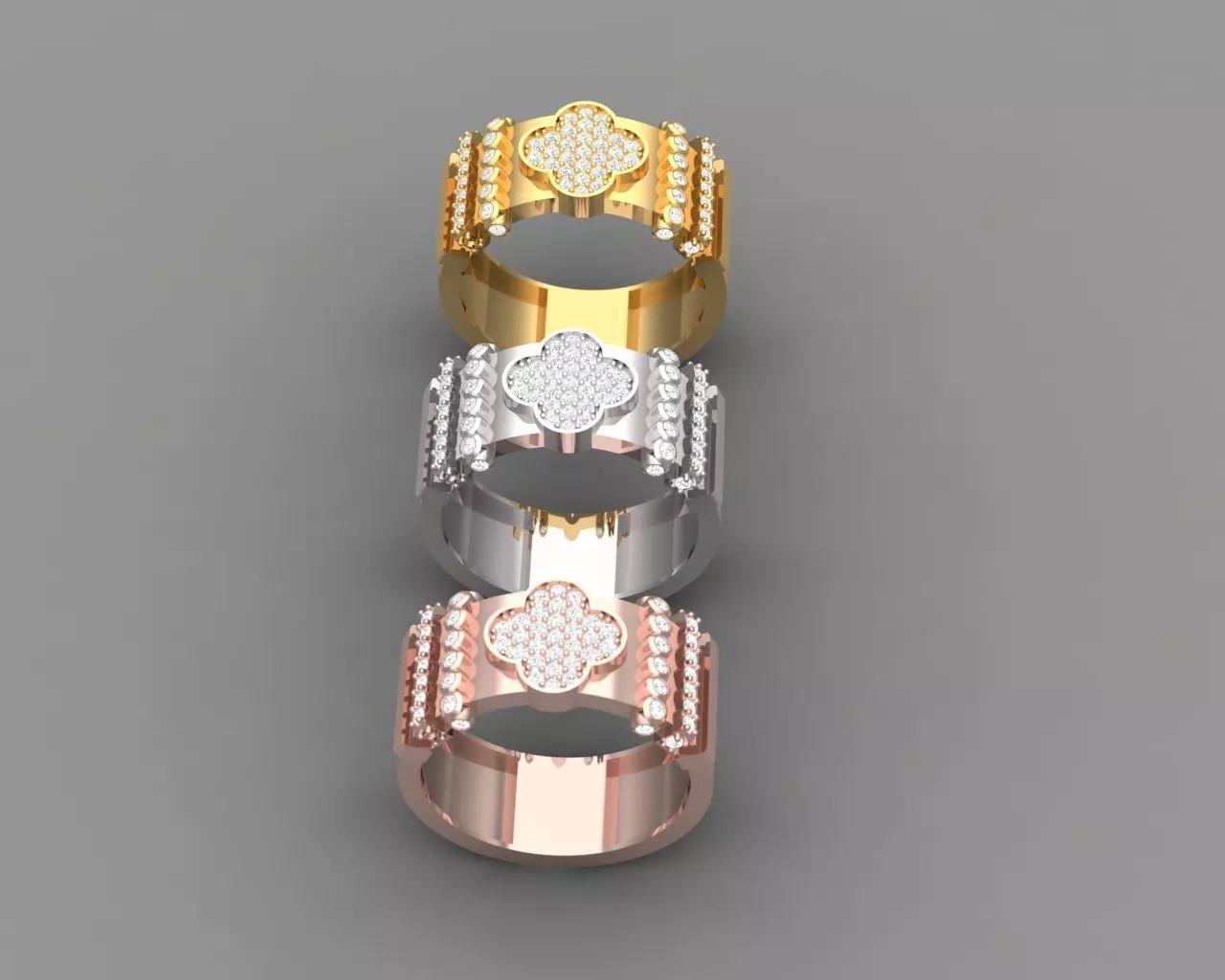Solitaire Wedding Engagement Women Ring 3D print model 3D print model