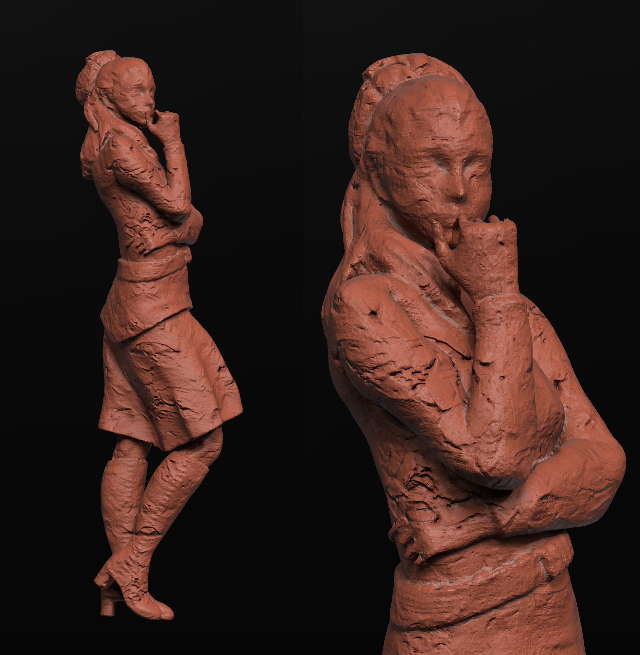 Wee Maya Sculptures -Space 1999 Free 3D print model_8