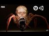 The Monster spider game character for Horror games Low-poly 3D model_1