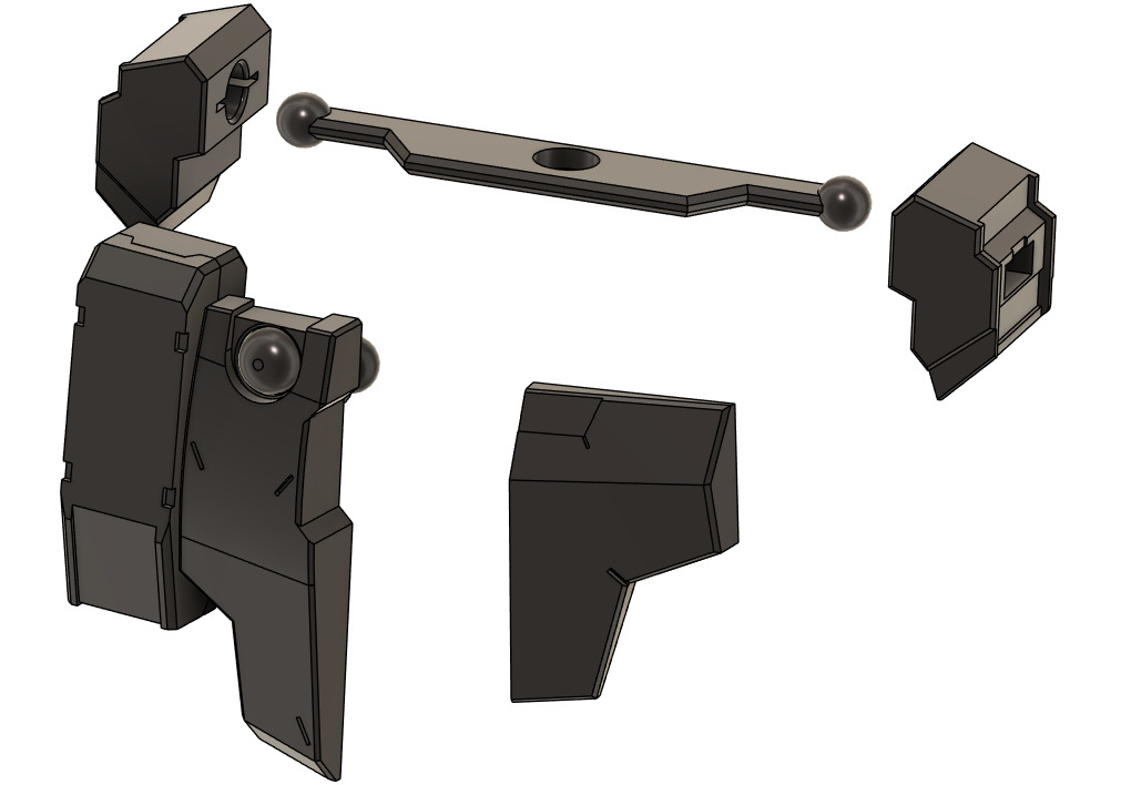 Gundam Dynames SAGA conversion kit for MG Full set 3D print model_26