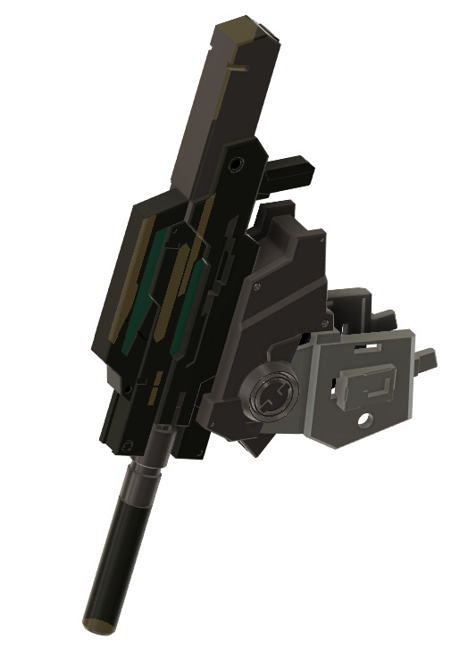 Gundam Dynames SAGA conversion kit for MG Full set 3D print model_29