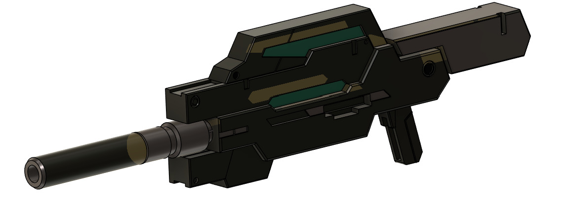 Gundam Dynames SAGA conversion kit for MG Full set 3D print model_31