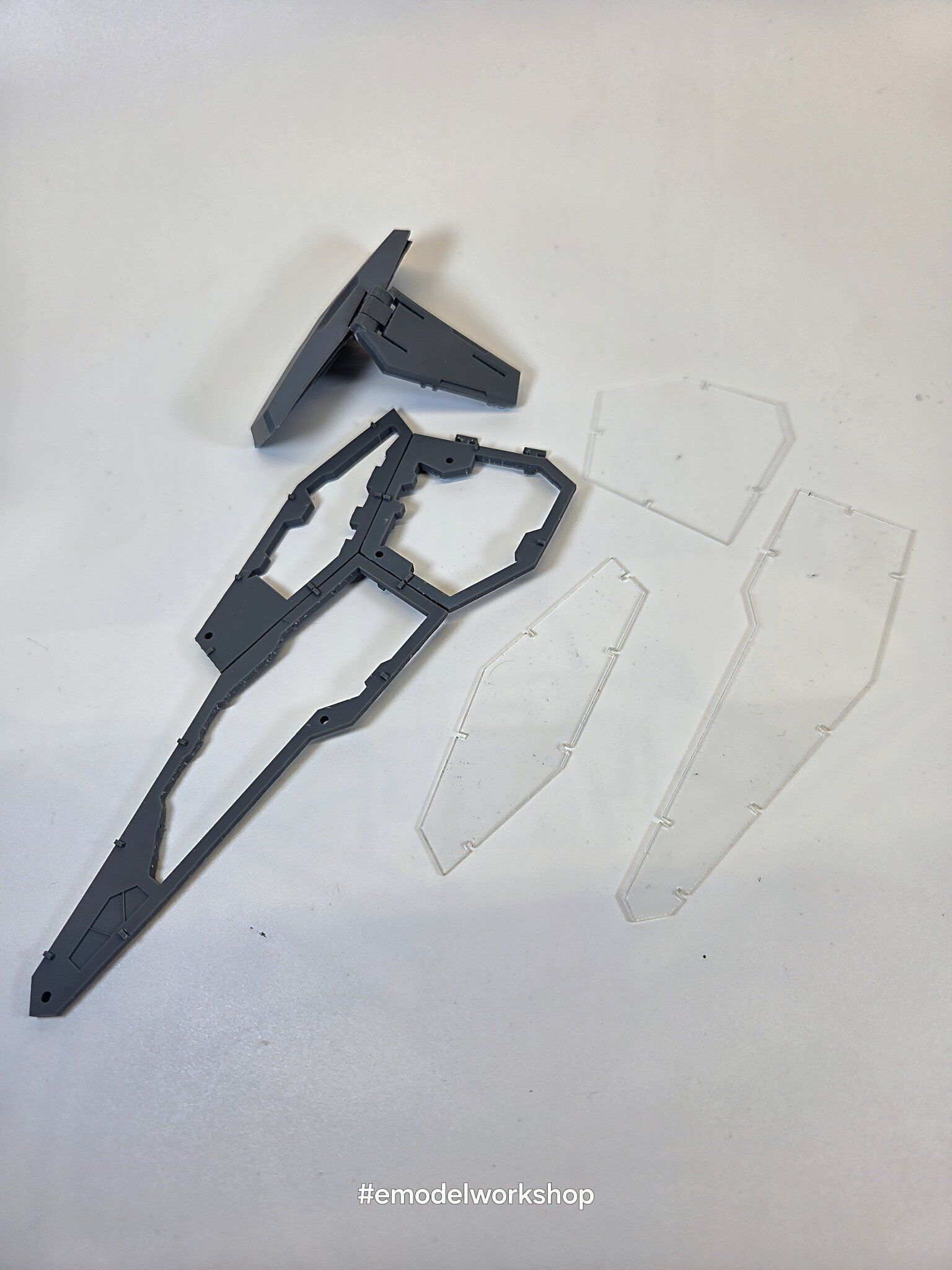 Gundam Dynames SAGA conversion kit for MG Full set 3D print model_3