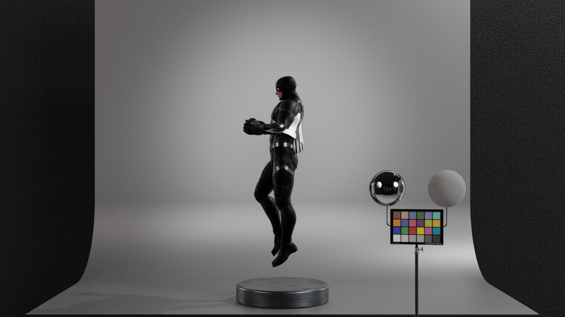 Black Bolt Low-poly 3D model_15