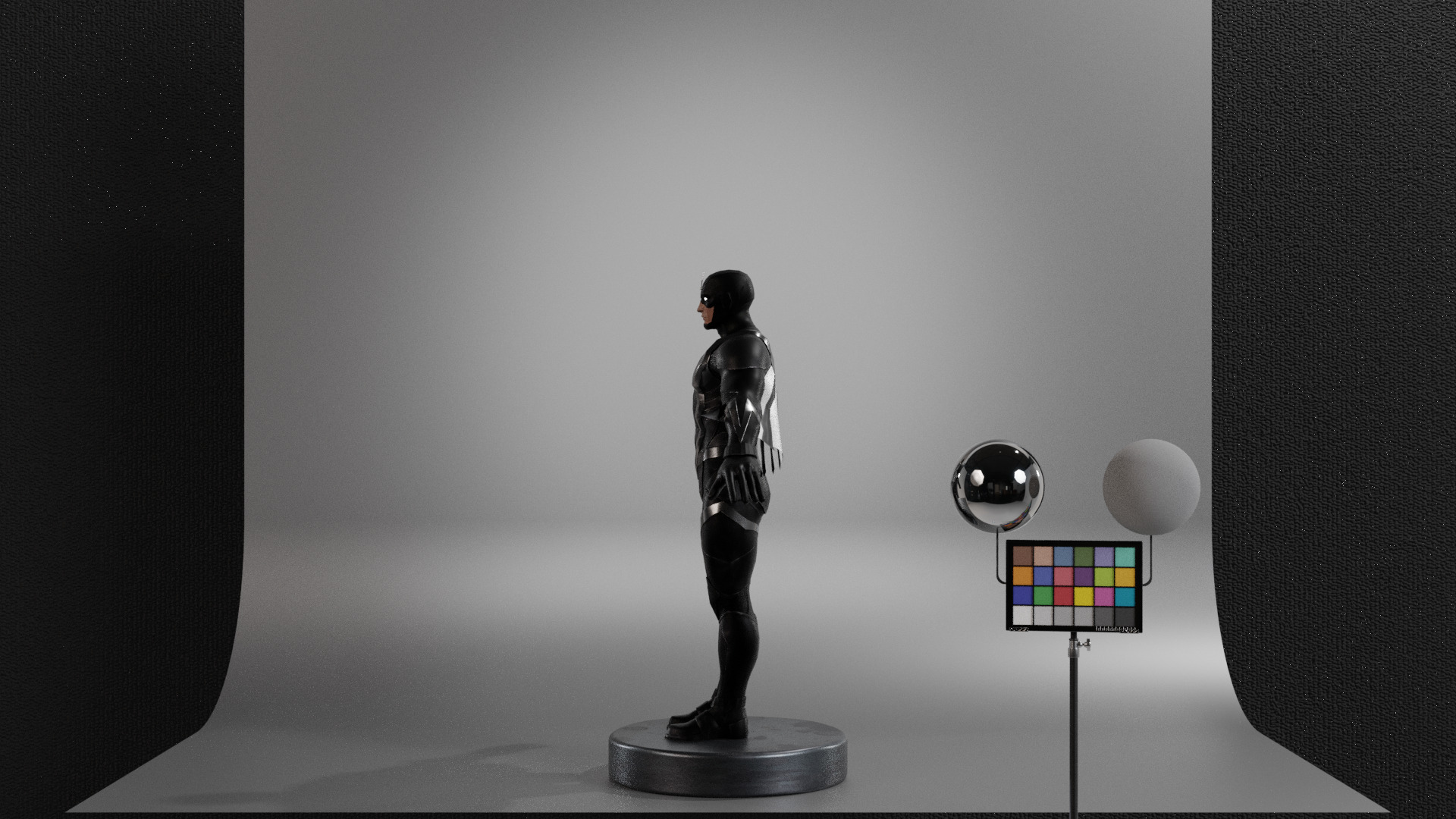 Black Bolt Low-poly 3D model_7