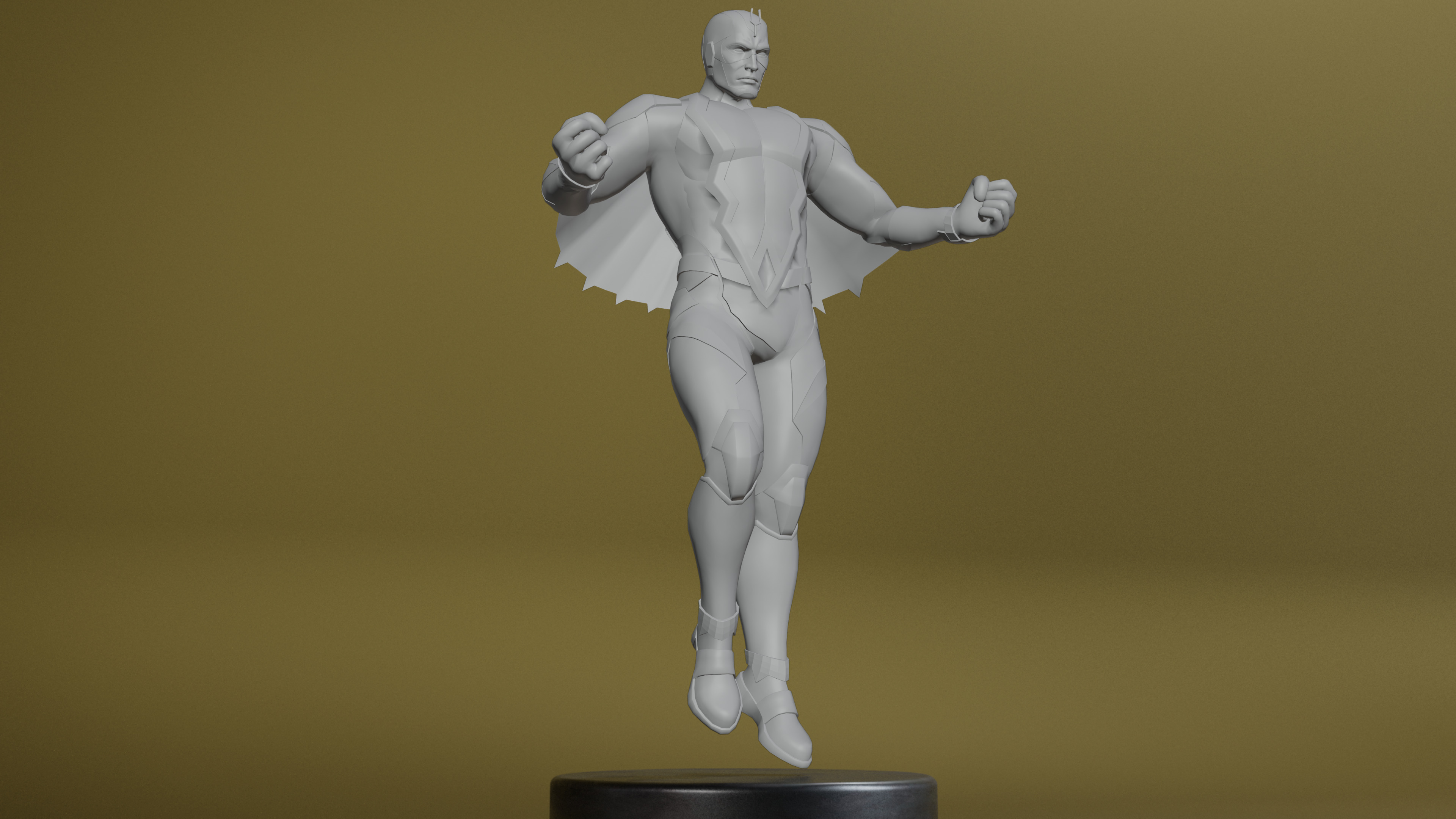 Black Bolt Low-poly 3D model_18
