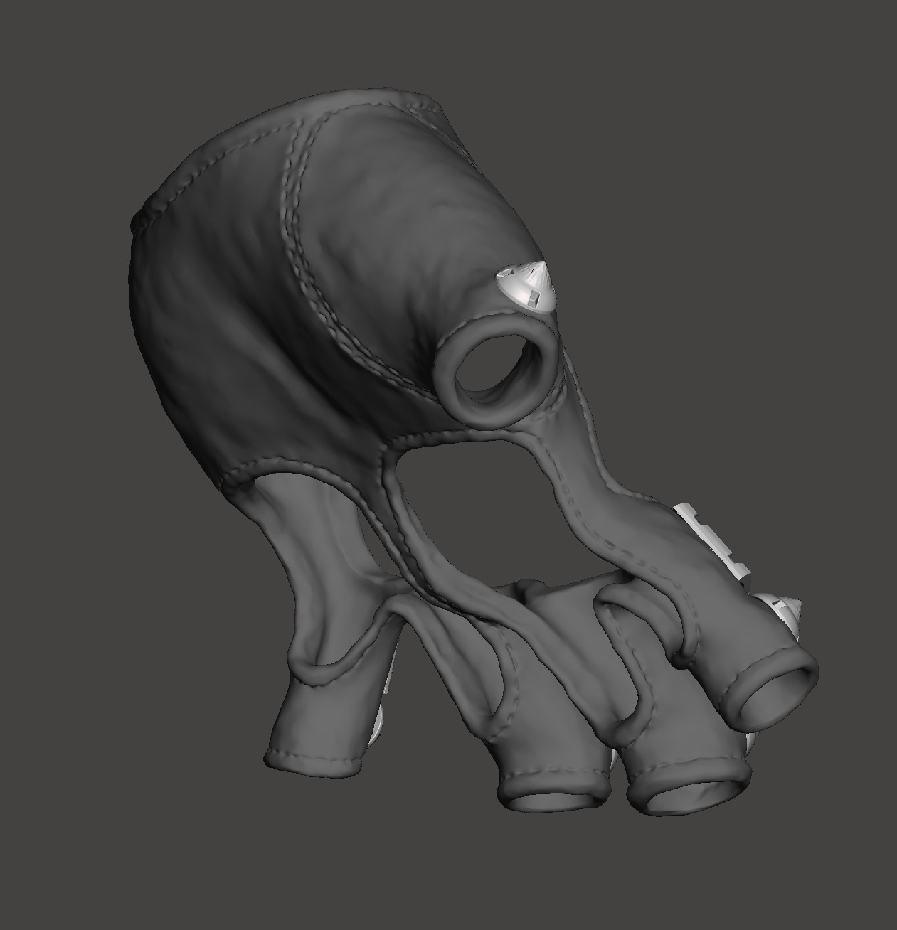 Predator 1987 Jungle Hunter Left Glove Armor Seperate with Glove 3D print model_5