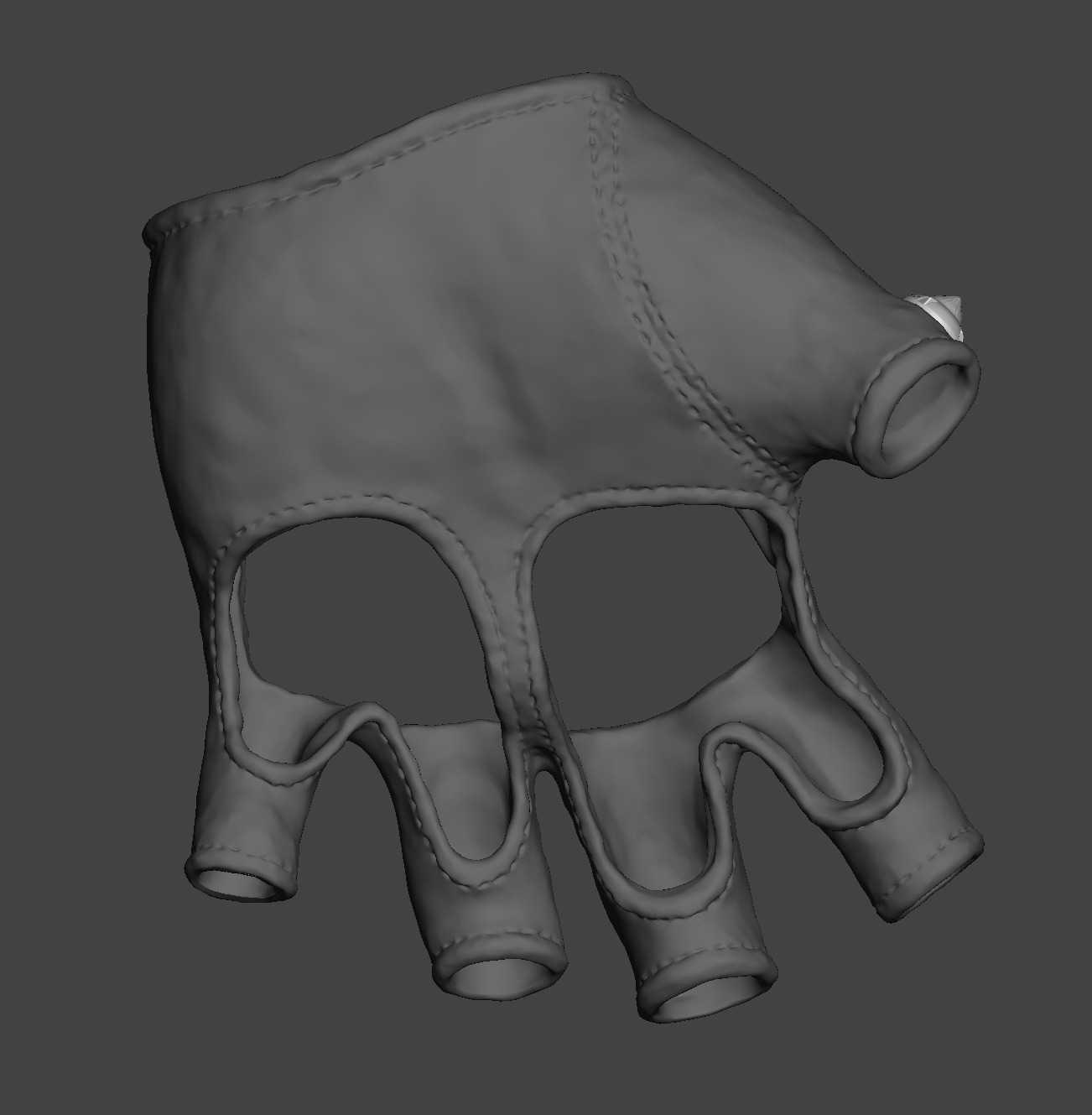 Predator 1987 Jungle Hunter Left Glove Armor Seperate with Glove 3D print model_6