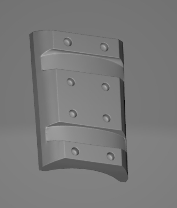 Predator 1987 Jungle Hunter Left Glove Armor Seperate with Glove 3D print model_10