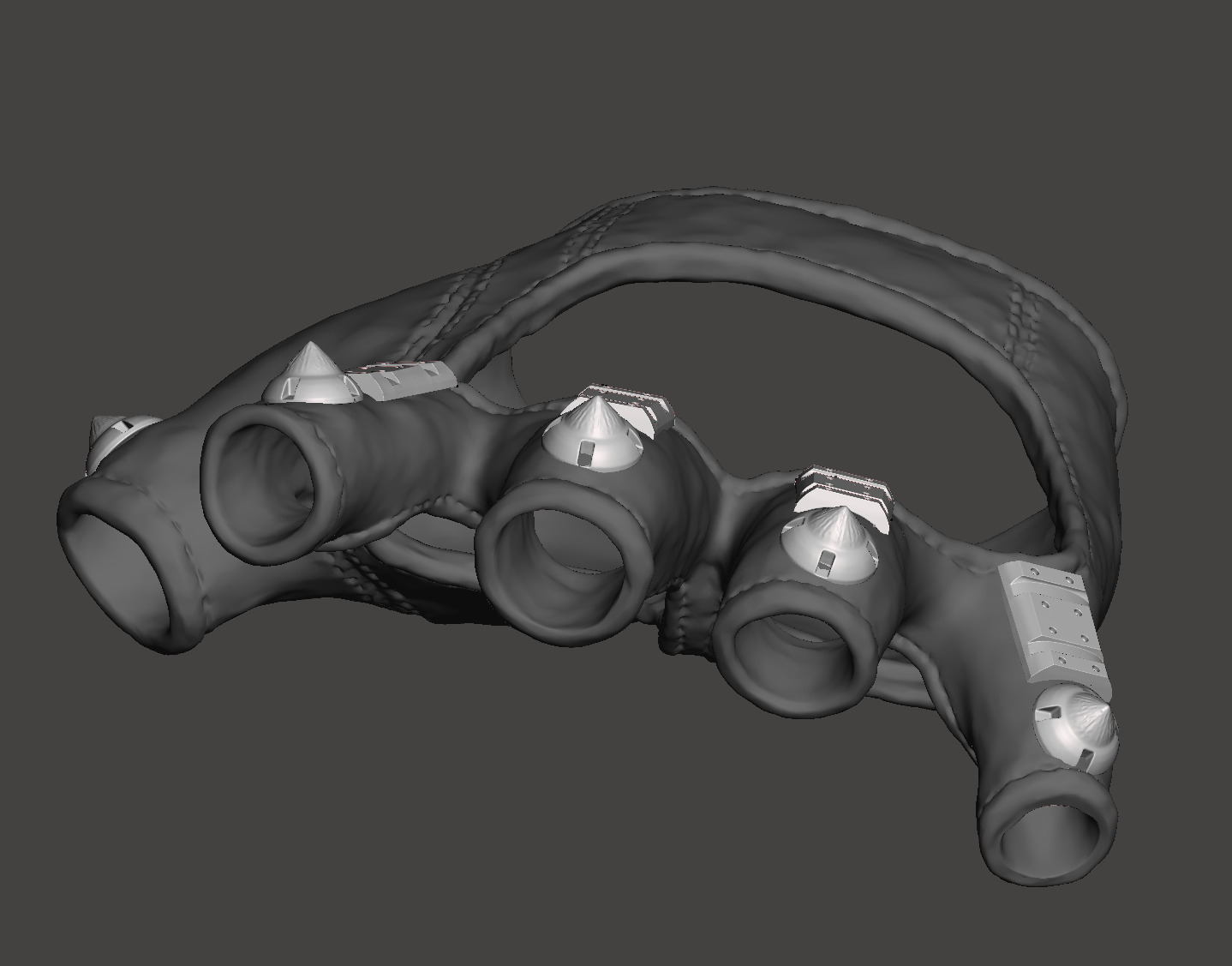 Predator 1987 Jungle Hunter Left Glove Armor Seperate with Glove 3D print model_9