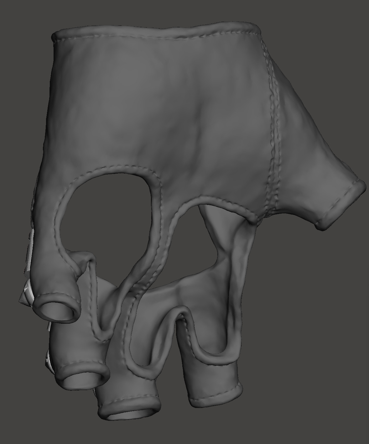 Predator 1987 Jungle Hunter Left Glove Armor Seperate with Glove 3D print model_4