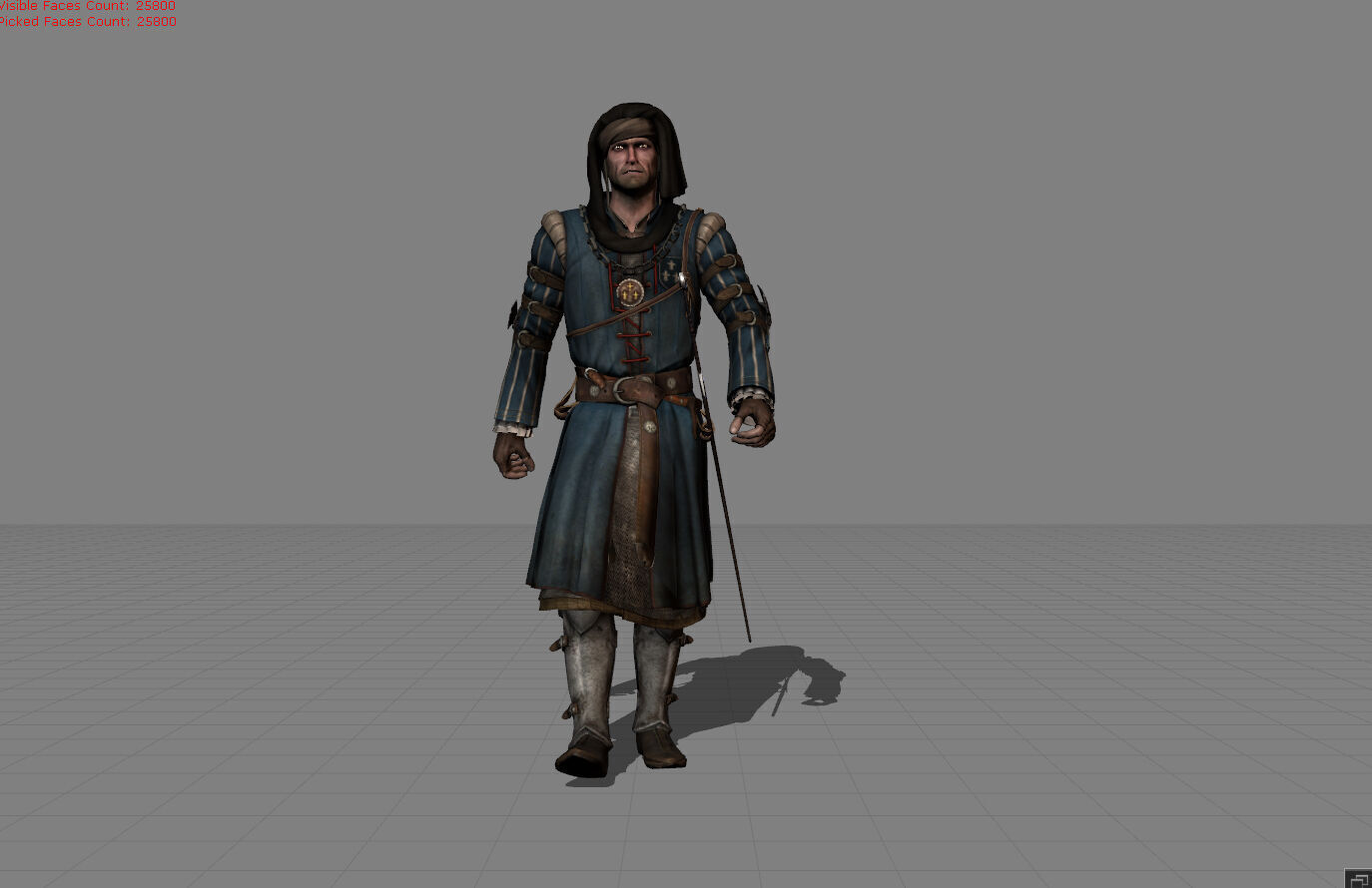 Vernon Roche The Witcher 3D model_1