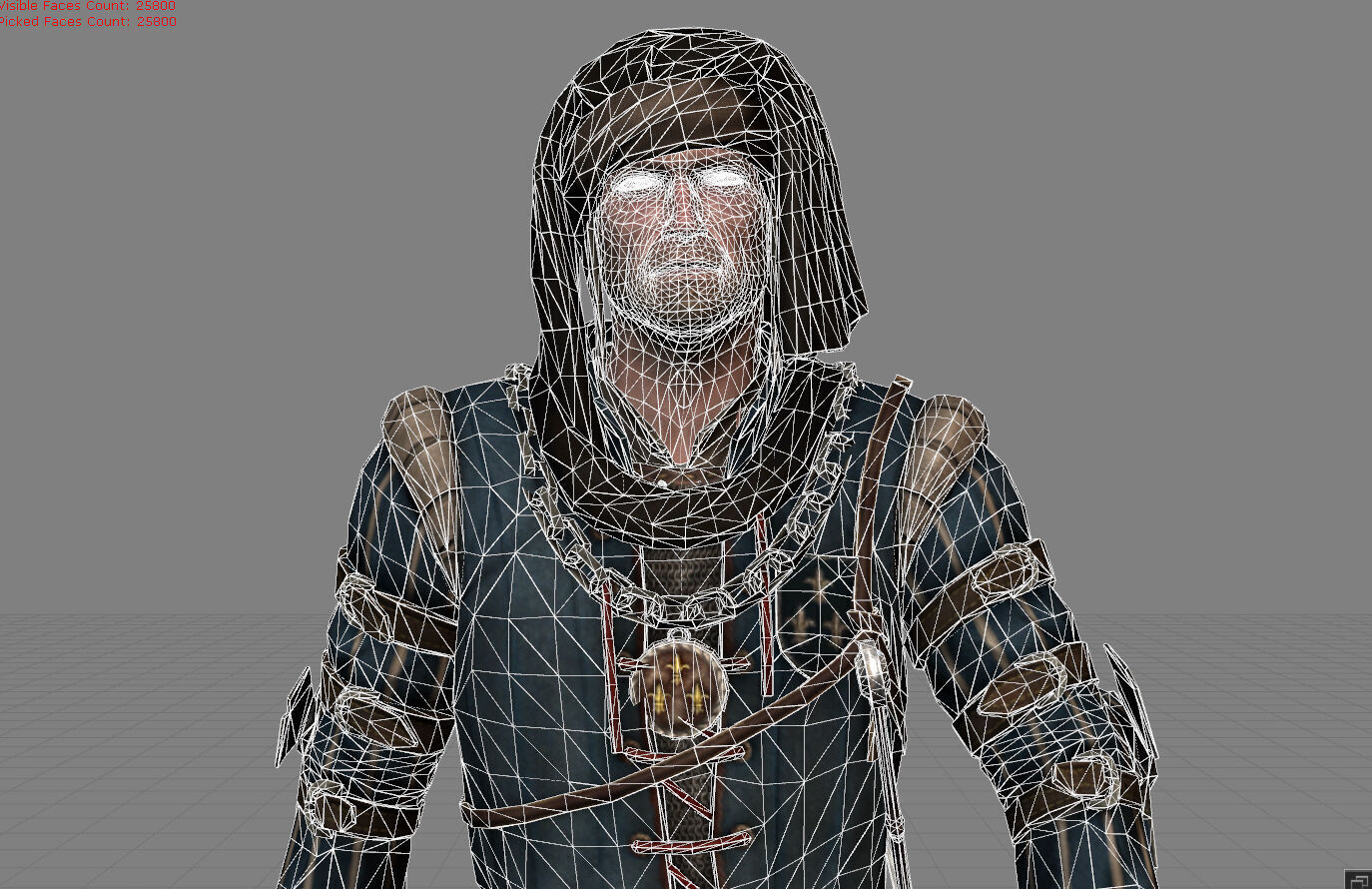 Vernon Roche The Witcher 3D model_5