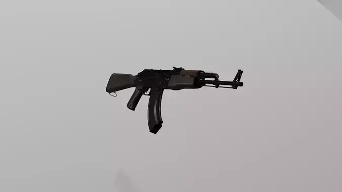 AKM 3D Model - Low Poly Game Ready