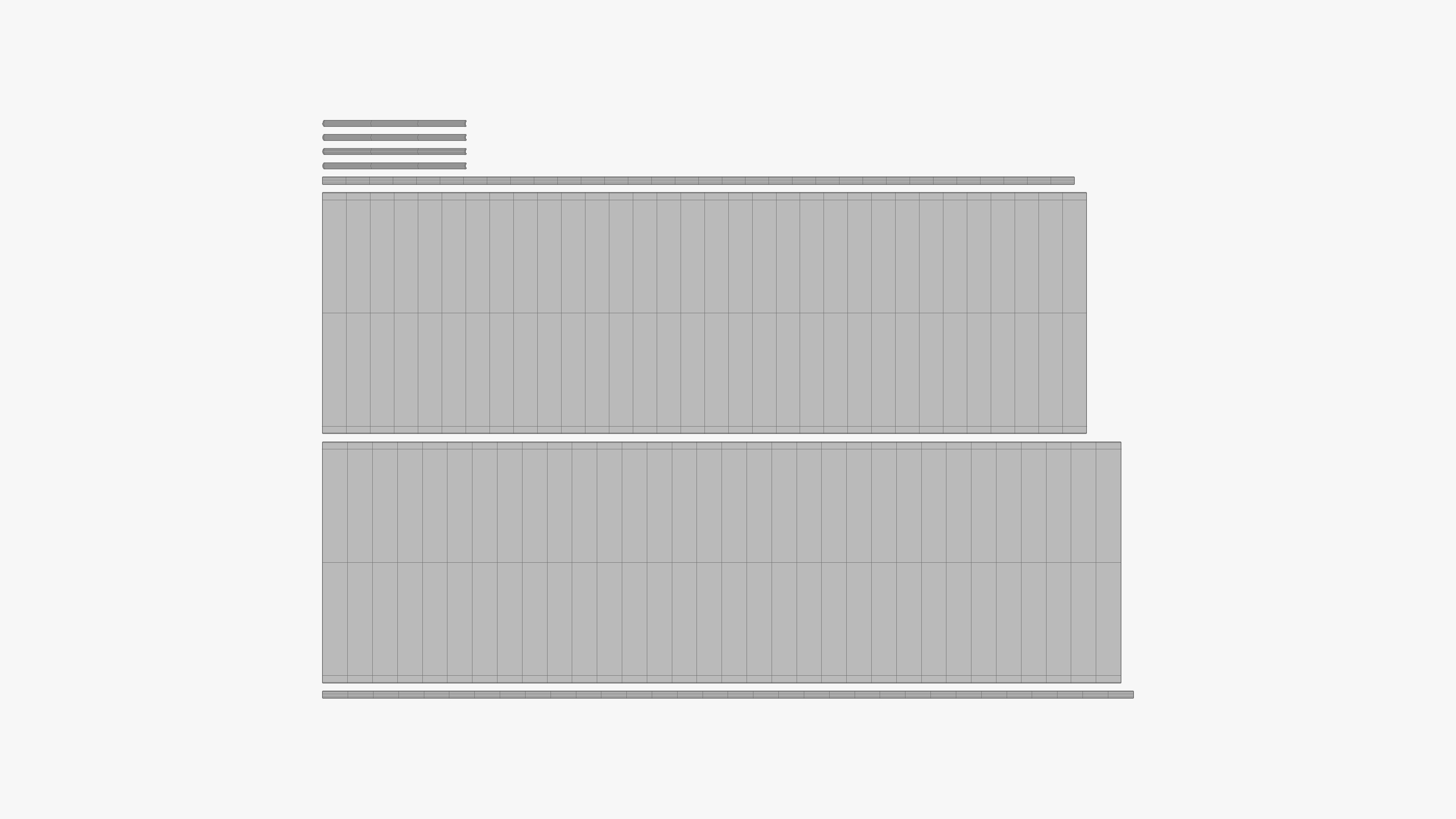 Swan Line Table Lamp Low-poly 3D model_11