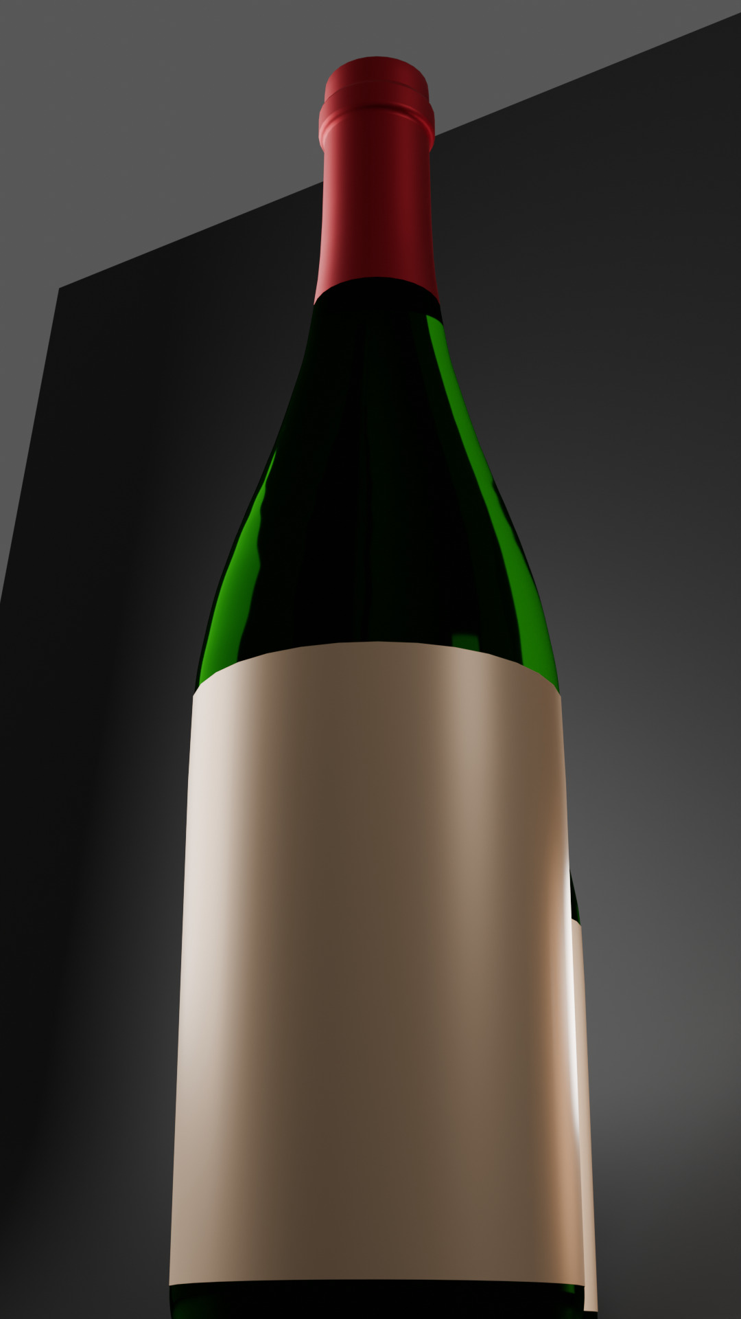 Wines bottles 3D model_3