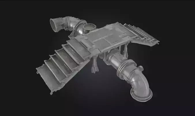 Industrial Pipe Structure  Gritty Framework of Modern Machinery