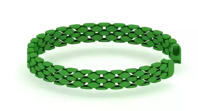 9MM SPIRAL 2 LINE Best Sold Bracelet 3D STL File Ready to Print 