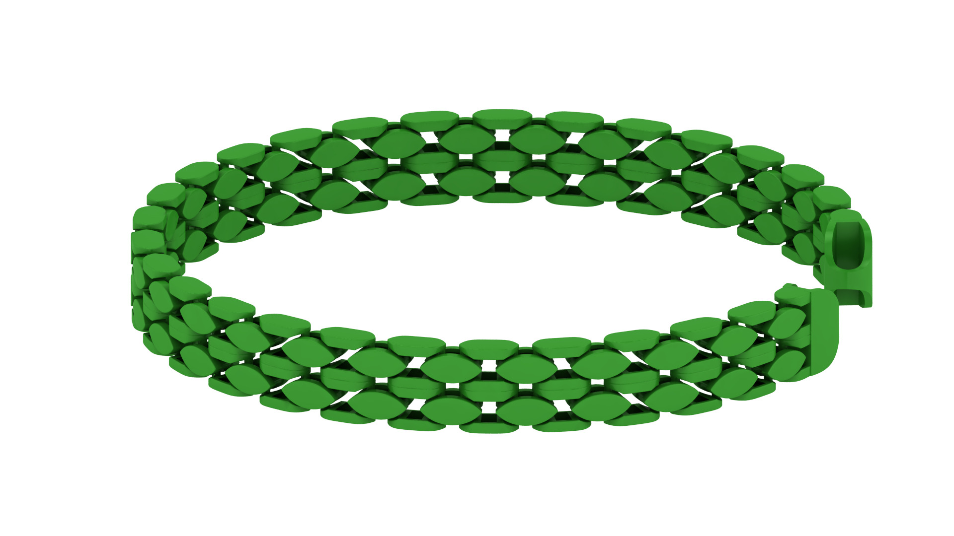 10MM SPIRAL 2 LINE Best Sold Bracelet 3D STL File Ready to Print 3D print model_3
