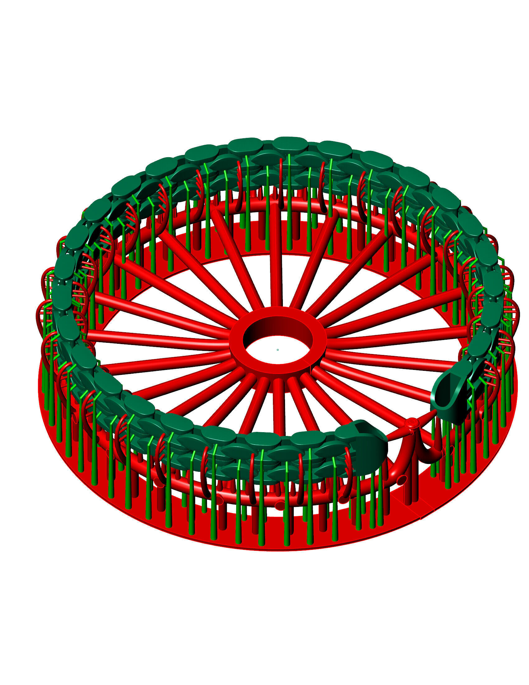 11MM SPIRAL 2 LINE Best Sold Bracelet 3D STL File Ready to Print 3D print model_2