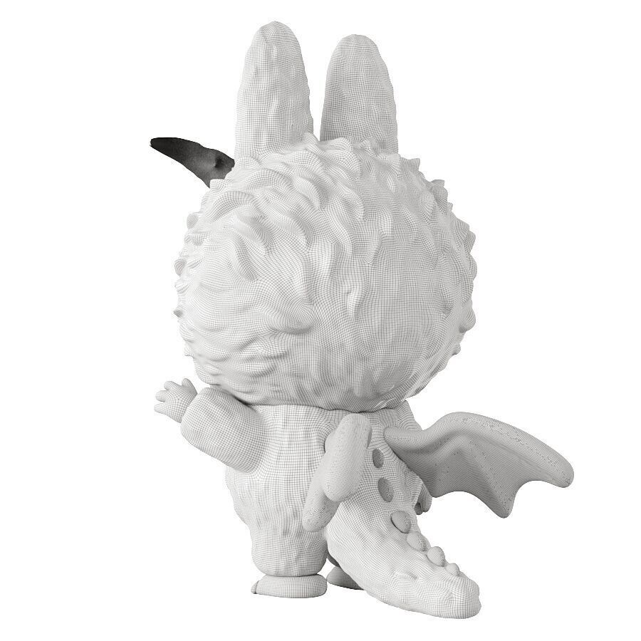 Labubu Demon 3D model_7