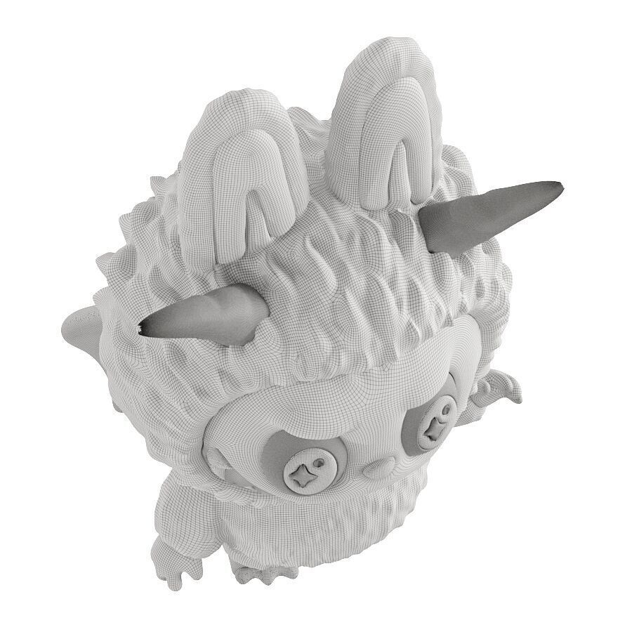 Labubu Demon 3D model_9