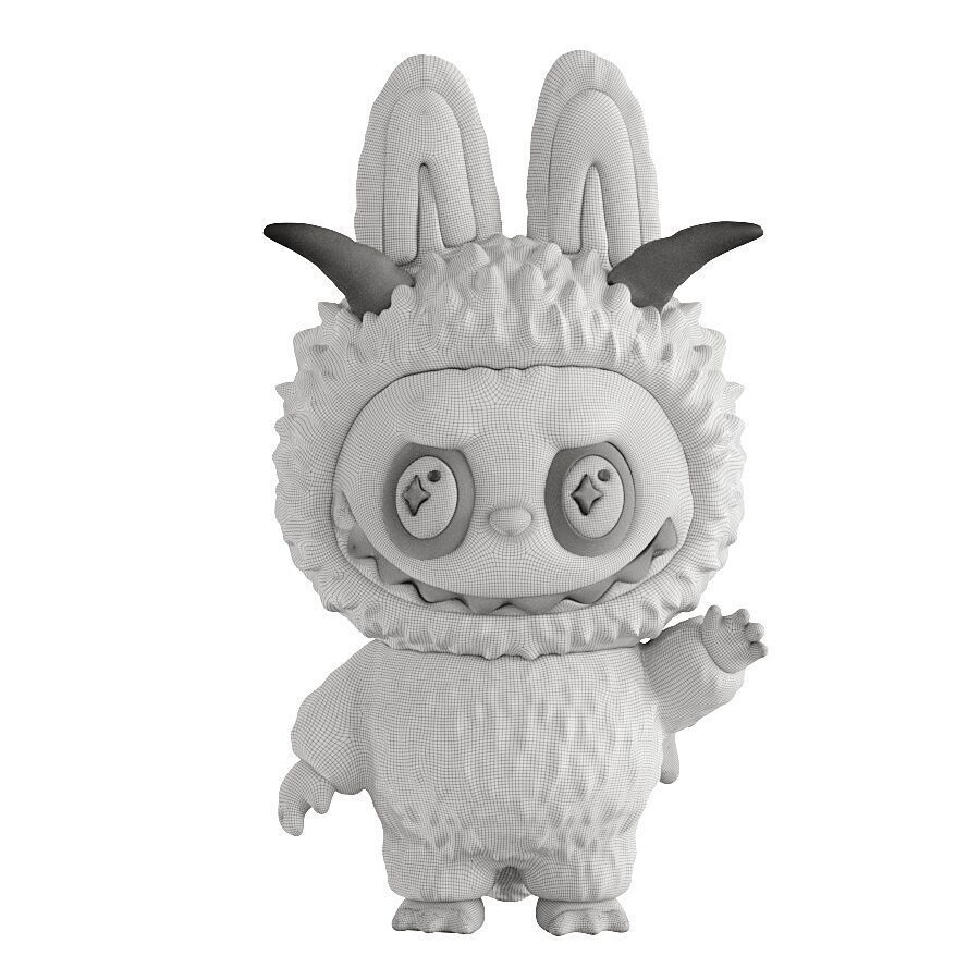 Labubu Demon 3D model_5