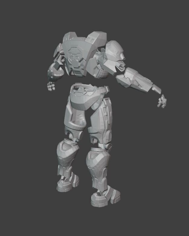 Armadura jefe maestro Mk IV 3D print model_5