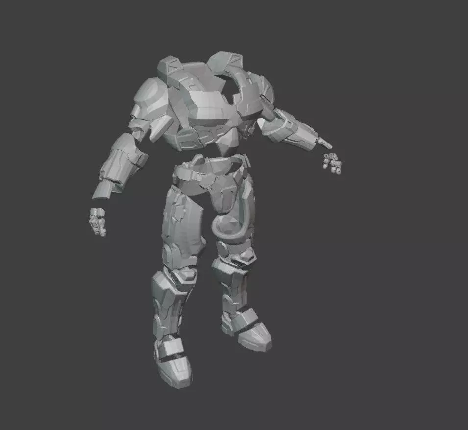 Armadura jefe maestro Mk IV 3D print model_0