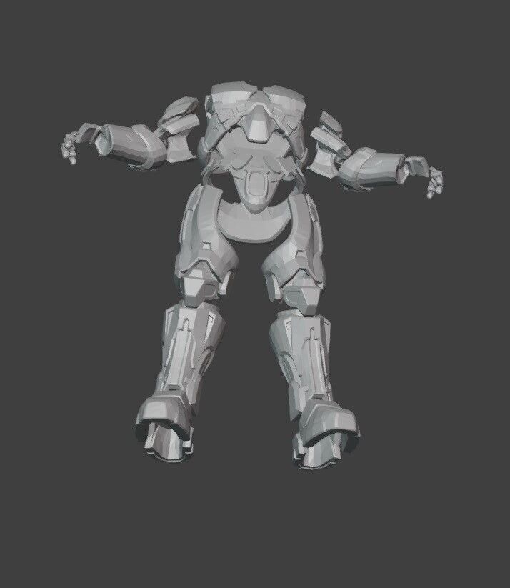 Armadura jefe maestro Mk IV 3D print model_4