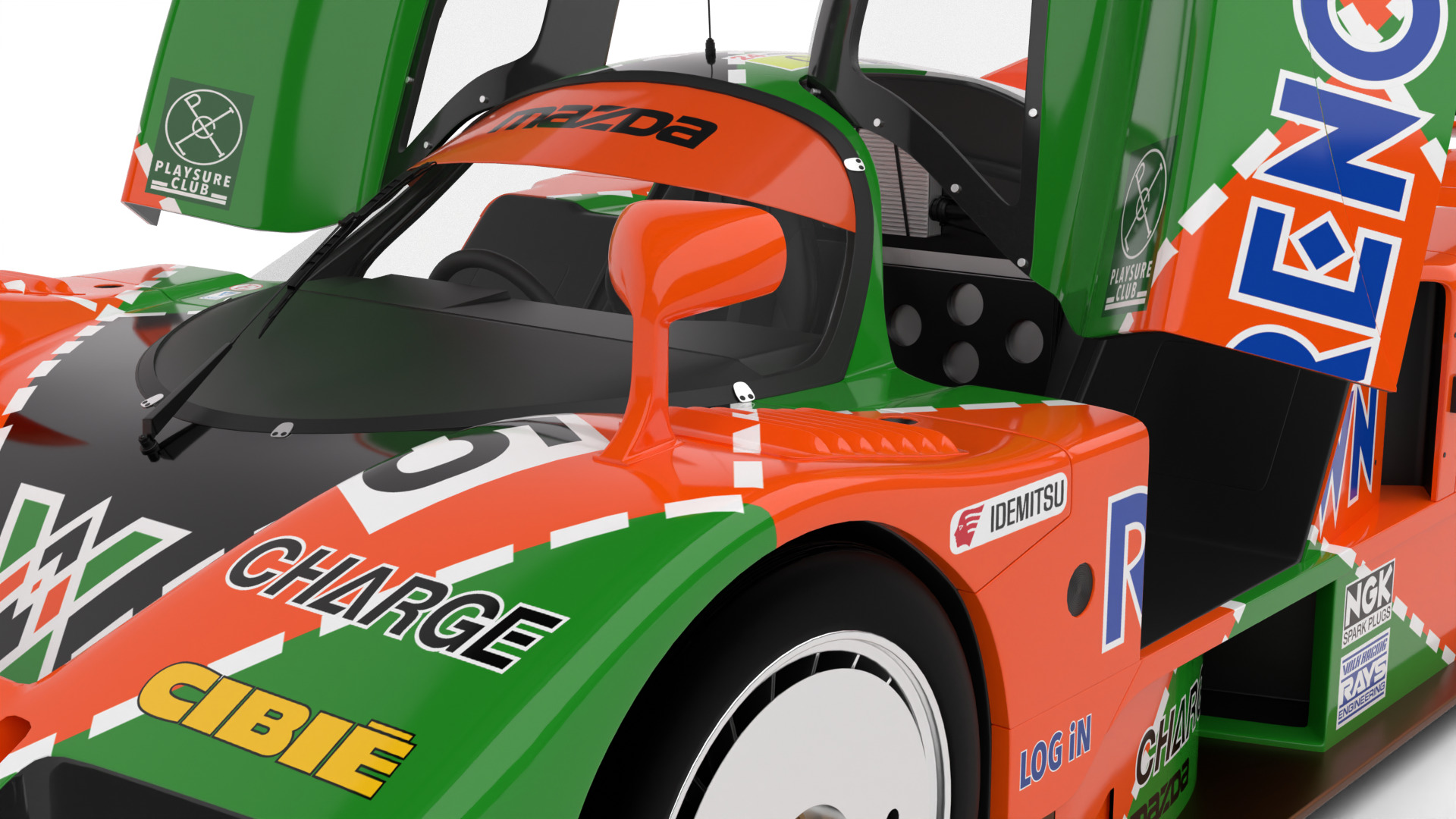 Mazda 787B 55 24h LeMans Racing 1991 HQ 3d model 3D model_21