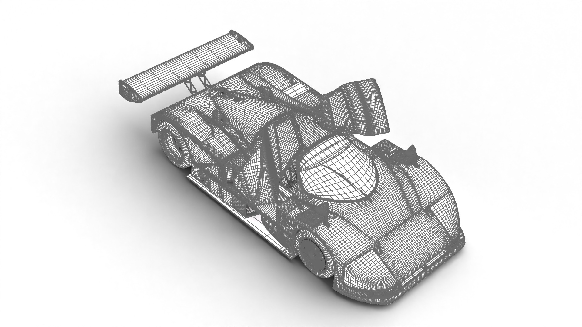Mazda 787B 55 24h LeMans Racing 1991 HQ 3d model 3D model_34