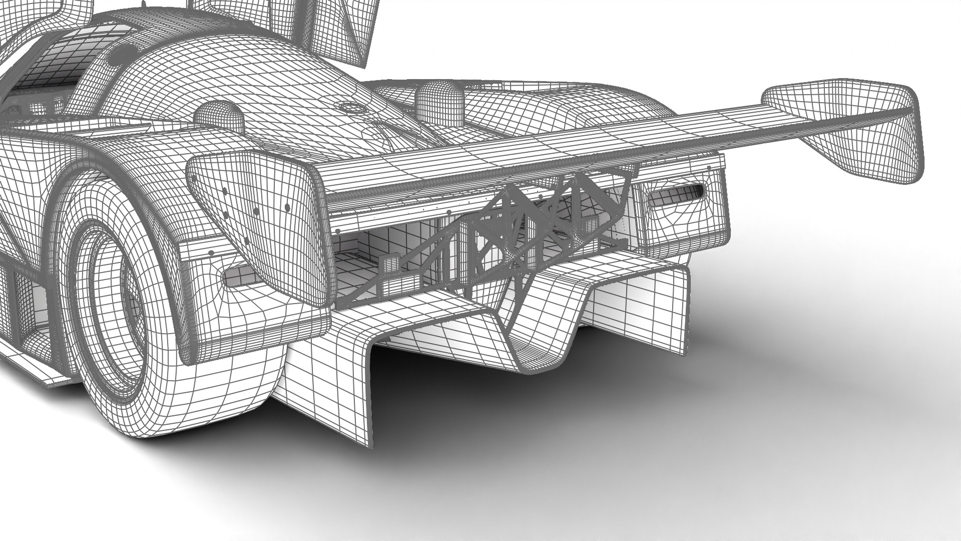 Mazda 787B 55 24h LeMans Racing 1991 HQ 3d model 3D model_33