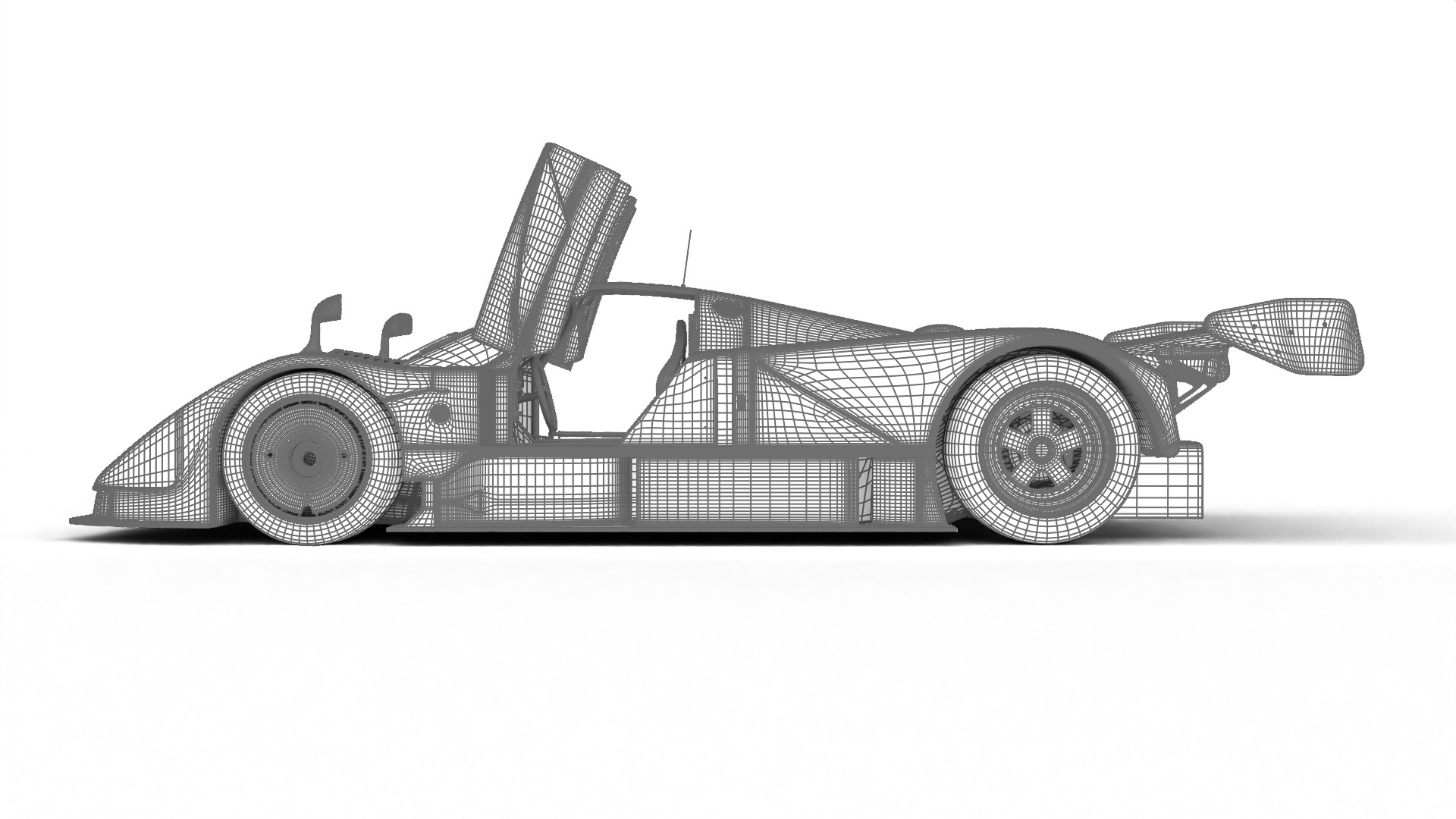 Mazda 787B 55 24h LeMans Racing 1991 HQ 3d model 3D model_25