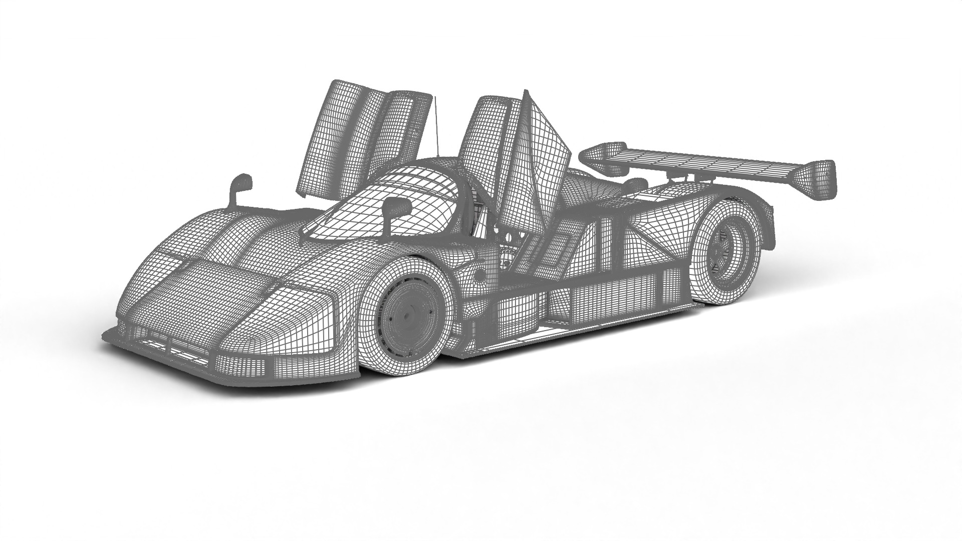 Mazda 787B 55 24h LeMans Racing 1991 HQ 3d model 3D model_27