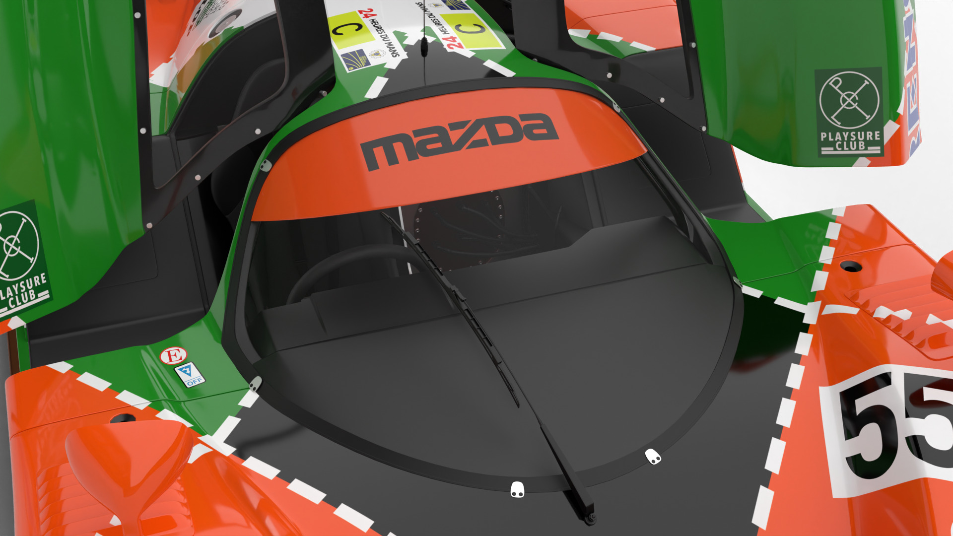 Mazda 787B 55 24h LeMans Racing 1991 HQ 3d model 3D model_10