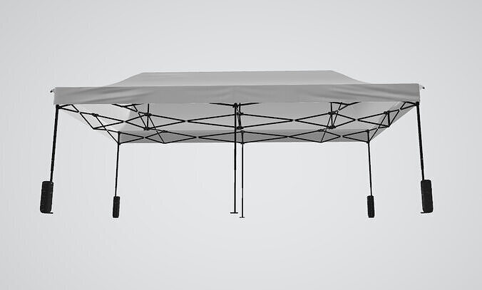 Instant Easy Set-up Canopy Tent Low-poly 3D model