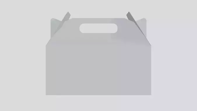 Package Display Box - Geometry Only No Textures No Materials