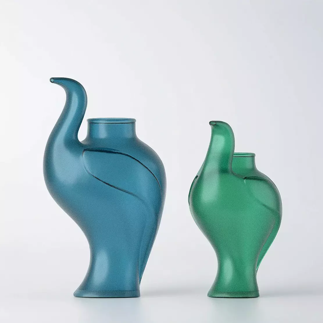 Bird Pitcher Vase 3D print model_0