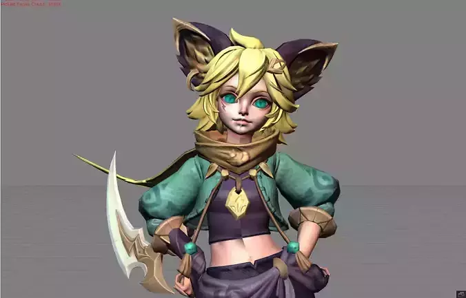 Joy Flash of Miracle Low-poly 3D model