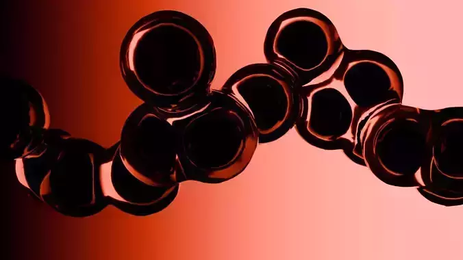 Organic Cell Animation 3D model
