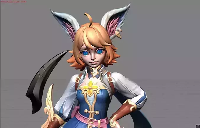 Joy Royal Protector Low-poly 3D model