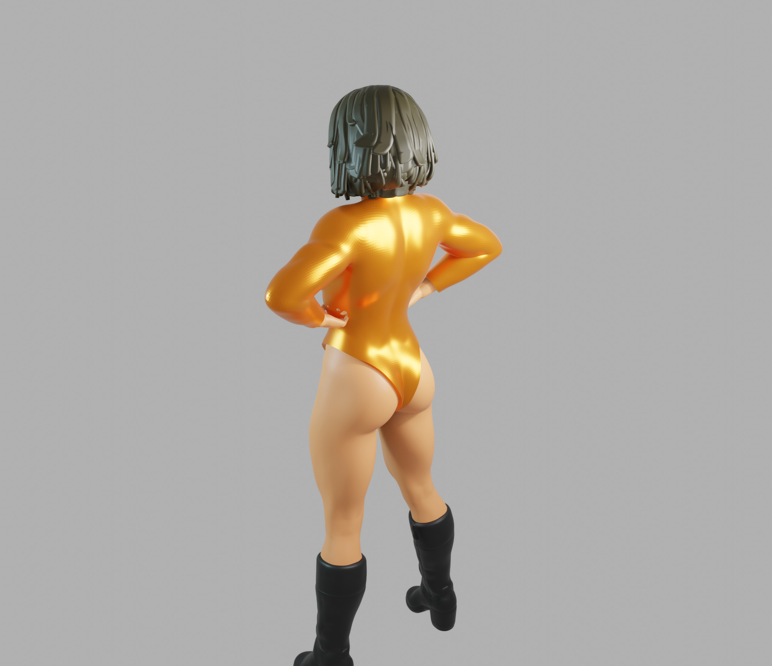 Hero Girl 3D print model_4