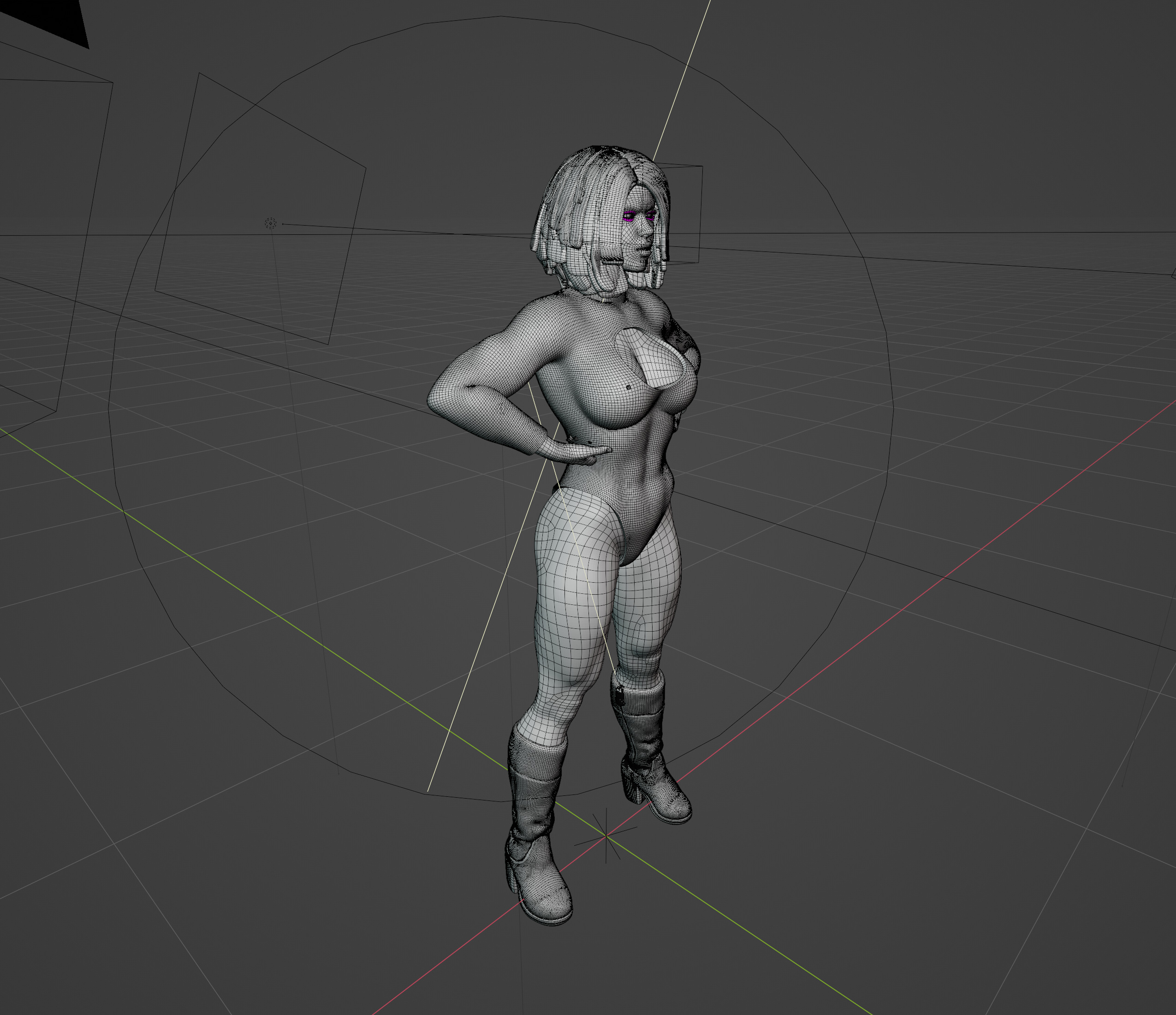 Hero Girl 3D print model_8