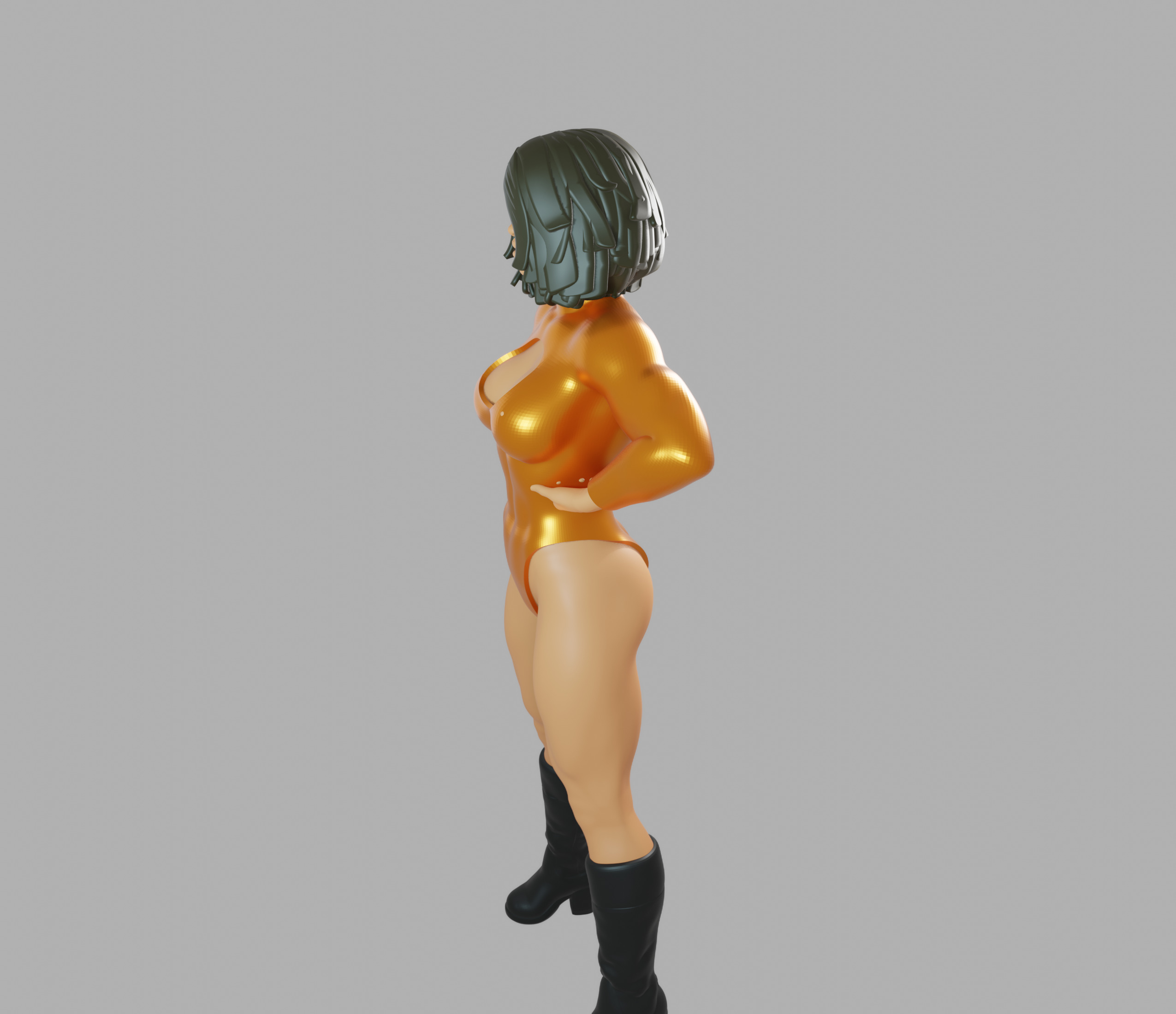 Hero Girl 3D print model_3