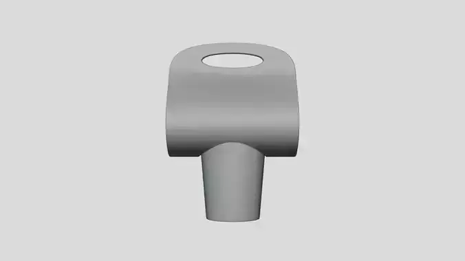 Single Coffee Cup Holder Geometry Only No Textures No Materials 3D model